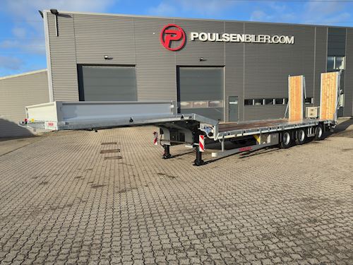 Hangler 3-aks 3,60m ramper, Maskintrailer