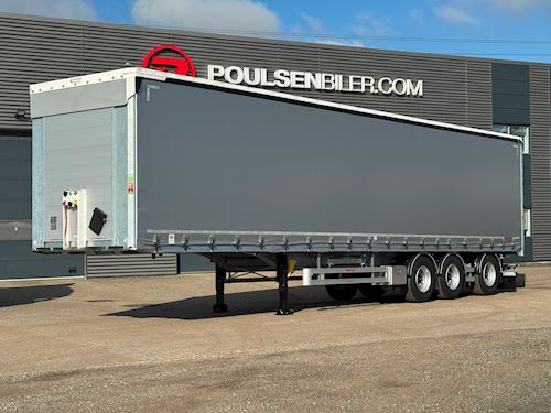 Hangler 3-aks 45-tons gardintrailer Nordic, Gardin