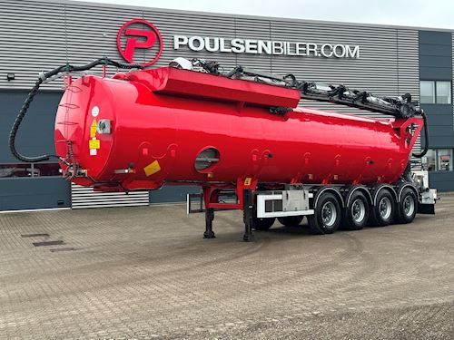 A.P. Gyllevogne 4-aks 38m3 gylletrailer biogas, Gylletrailer