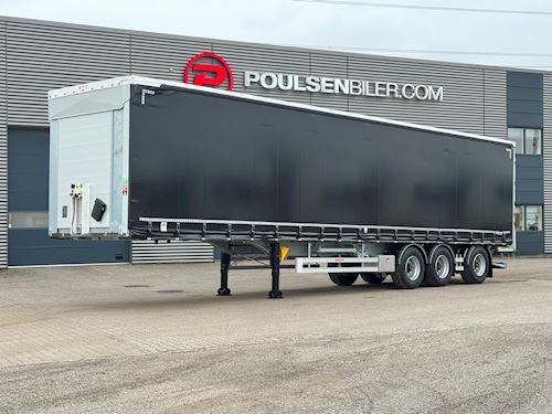 Hangler 3-aks 45-tons gardintrailer truckbeslag, Gardin