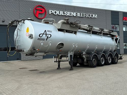 A.P. Gyllevogne 4-aks 38m3 gylletrailer SKADET, Gylletrailer