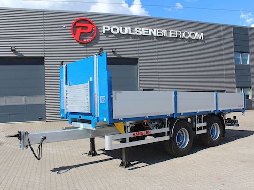 Hangler 21-tons m. alu-sider, Fast lad